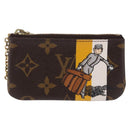 LOUIS VUITTON Monogram Groom Pochette Cles Coin Purse Jaune M60033 Auth ar14221A-13