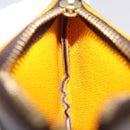 LOUIS VUITTON Monogram Groom Pochette Cles Coin Purse Jaune M60033 Auth ar14221A-22