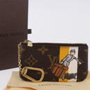LOUIS VUITTON Monogram Groom Pochette Cles Coin Purse Jaune M60033 Auth ar14221A-12