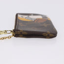 LOUIS VUITTON Monogram Groom Pochette Cles Coin Purse Jaune M60033 Auth ar14221A-5