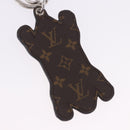 LOUIS VUITTON LV MADE Porte Cles Tiger Charm Leather Yellow MP3221 Auth ar14222M-7