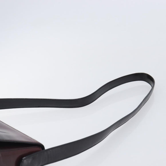 PRADA Shoulder Bag Patent Bordeaux Auth ar14223