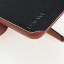 LOEWE iPhone X & XS Case Leather Brown Auth ar14224-15