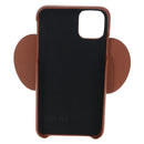 LOEWE iPhone X & XS Case Leather Brown Auth ar14224-2