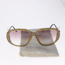 Christian Dior Sunglasses Plastic Beige Gold Tone Auth ar14225V-14