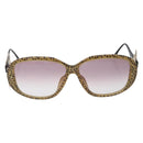 Christian Dior Sunglasses Plastic Beige Gold Tone Auth ar14225V-2