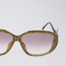 Christian Dior Sunglasses Plastic Beige Gold Tone Auth ar14225V-5