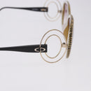 Christian Dior Sunglasses Plastic Beige Gold Tone Auth ar14225V-7
