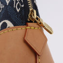 LOUIS VUITTON SINCE1854 Pochette Cosmetic PM Canvas Blue M80307 LV Auth ar14227M-8