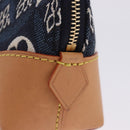 LOUIS VUITTON SINCE1854 Pochette Cosmetic PM Canvas Blue M80307 LV Auth ar14227M-16