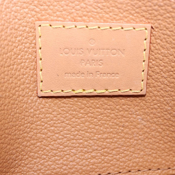 LOUIS VUITTON SINCE1854 Pochette Cosmetic PM Canvas Blue M80307 LV Auth ar14227M