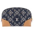 LOUIS VUITTON SINCE1854 Pochette Cosmetic PM Canvas Blue M80307 LV Auth ar14227M-2