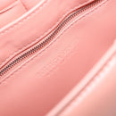 BOTTEGA VENETA MAXI INTRECCIATO Cassette Shoulder Bag Leather Pink Auth ar14228M-18