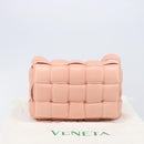 BOTTEGA VENETA MAXI INTRECCIATO Cassette Shoulder Bag Leather Pink Auth ar14228M-26