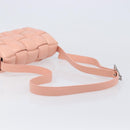 BOTTEGA VENETA MAXI INTRECCIATO Cassette Shoulder Bag Leather Pink Auth ar14228M-7