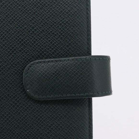 LOUIS VUITTON Taiga Agenda MM Day Planner Cover Epicea R20403 LV Auth ar14231