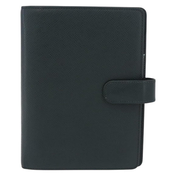 LOUIS VUITTON Taiga Agenda MM Day Planner Cover Epicea R20403 LV Auth ar14231