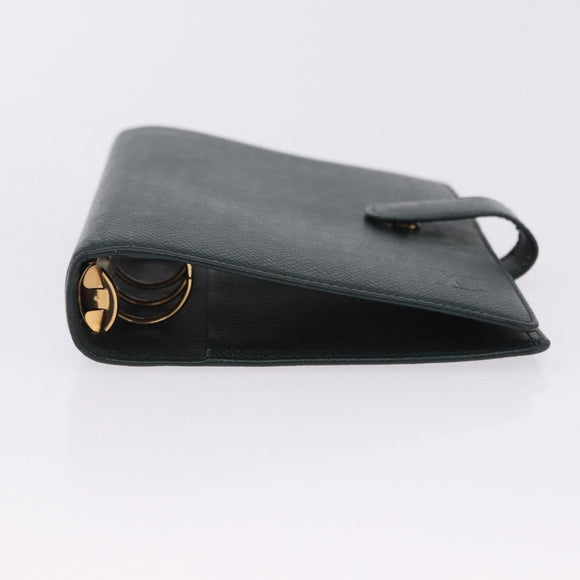 LOUIS VUITTON Taiga Agenda MM Day Planner Cover Epicea R20403 LV Auth ar14231