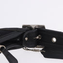 Coach Shoulder Bag Nylon Black Silver Auth ar14243-12