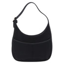 Coach Shoulder Bag Nylon Black Silver Auth ar14243-2