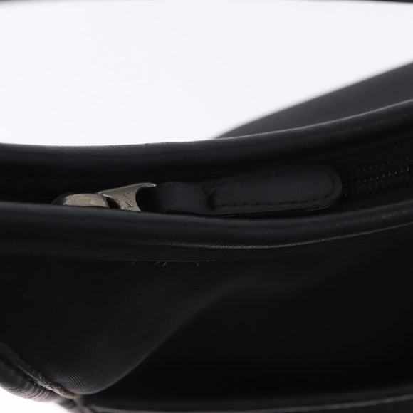 Coach Shoulder Bag Nylon Black Silver Auth ar14243
