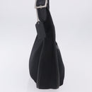 Coach Shoulder Bag Nylon Black Silver Auth ar14243-6