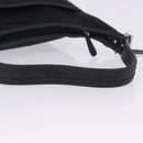 Coach Shoulder Bag Nylon Black Silver Auth ar14243-8
