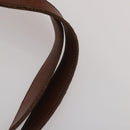 Coach Tote Bag Leather 2 Set Brown Khaki Auth ar14245-6