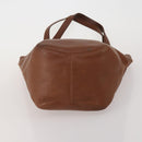 Coach Tote Bag Leather 2 Set Brown Khaki Auth ar14245-7