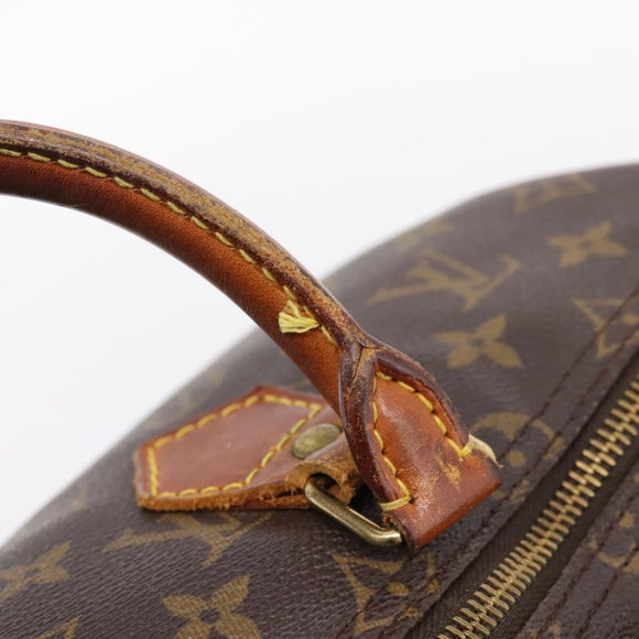 LOUIS VUITTON Monogram Speedy 35 Hand Bag M41524 LV Auth ar14247