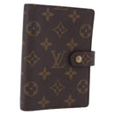 LOUIS VUITTON Monogram Agenda PM Day Planner Cover R20005 LV Auth ar14249-1