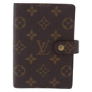LOUIS VUITTON Monogram Agenda PM Day Planner Cover R20005 LV Auth ar14249-13