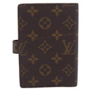 LOUIS VUITTON Monogram Agenda PM Day Planner Cover R20005 LV Auth ar14249-2