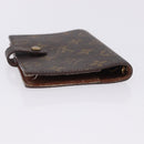 LOUIS VUITTON Monogram Agenda PM Day Planner Cover R20005 LV Auth ar14249-5