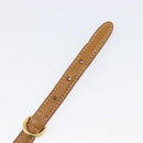 PRADA Bracelet Leather Brown Gold Tone Auth ar14250V-9