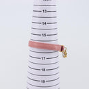 Miu Miu Bracelet Leather Pink Gold Tone Auth ar14251V-14