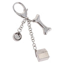 LOUIS VUITTON Bijoux Sack Baxter Charm Metal Silver M65178 LV Auth ar14252V-1