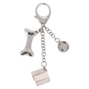 LOUIS VUITTON Bijoux Sack Baxter Charm Metal Silver M65178 LV Auth ar14252V-2