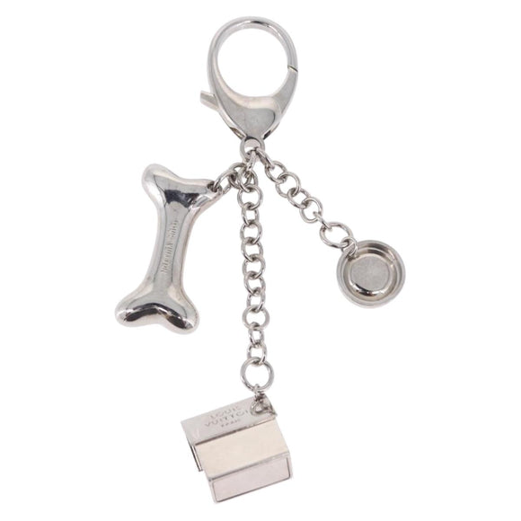 LOUIS VUITTON Bijoux Sack Baxter Charm Metal Silver M65178 LV Auth ar14252V