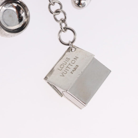 LOUIS VUITTON Bijoux Sack Baxter Charm Metal Silver M65178 LV Auth ar14252V