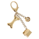 LOUIS VUITTON Bijoux Sack Baxter Charm Metal Gold Tone M65177 LV Auth ar14253V-1