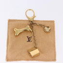 LOUIS VUITTON Bijoux Sack Baxter Charm Metal Gold Tone M65177 LV Auth ar14253V-12