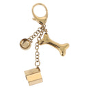 LOUIS VUITTON Bijoux Sack Baxter Charm Metal Gold Tone M65177 LV Auth ar14253V-2