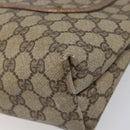 GUCCI GG Supreme Web Sherry Line Tote Bag PVC Beige Gold 39 02 003 Auth ar14261-10