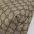 GUCCI GG Supreme Web Sherry Line Tote Bag PVC Beige Gold 39 02 003 Auth ar14261-12
