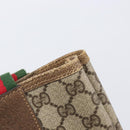 GUCCI GG Supreme Web Sherry Line Tote Bag PVC Beige Gold 39 02 003 Auth ar14261-14