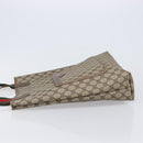 GUCCI GG Supreme Web Sherry Line Tote Bag PVC Beige Gold 39 02 003 Auth ar14261-5