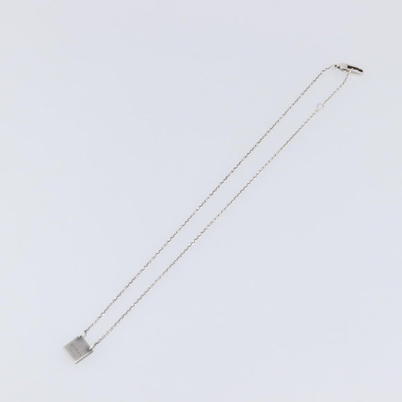 GUCCI Necklace Ag925 Silver Auth ar14263