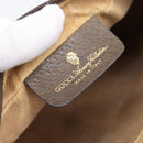 GUCCI GG Supreme Web Sherry Line Bag PVC Beige Gold 63 01 012 Auth ar14278-15