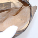 GUCCI GG Supreme Web Sherry Line Bag PVC Beige Gold 63 01 012 Auth ar14278-17